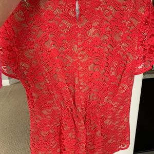 BCBG Max Azria lace blouse